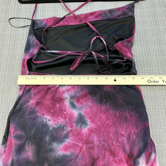 Urban Outfitters Dress Womens Small Maxi Tie Dye Bodycon Y2K‎ Festival Cocktail - Picture 7 of 15